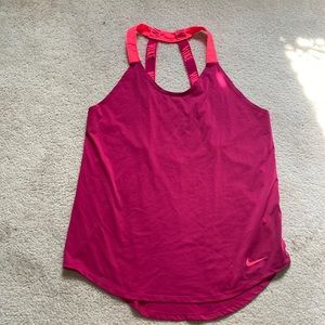 Pink Nike tank